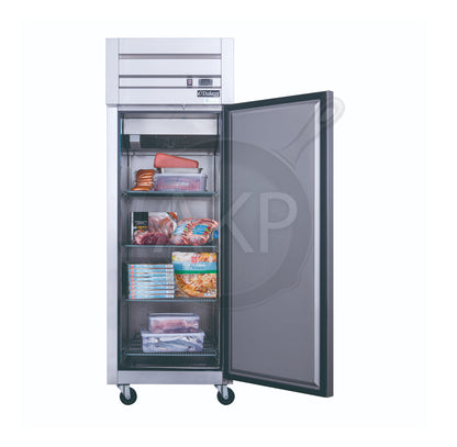 Dukersusa - D28AF Commercial Single Door Top Mount Freezer in Stainless Steel