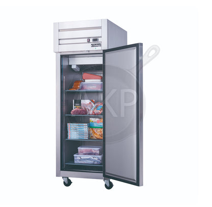 Dukersusa - D28AF Commercial Single Door Top Mount Freezer in Stainless Steel