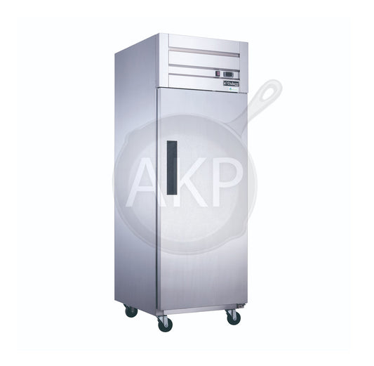 Advance Kitchen Pros - D28AF Commercial Single Door Top Mount Freezer in Stainless Steel