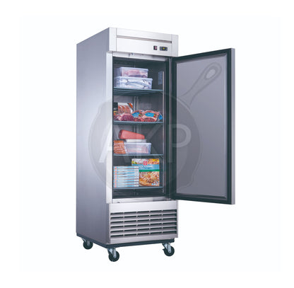 Dukers - D28F Single Door Commercial Freezer in Stainless Steel