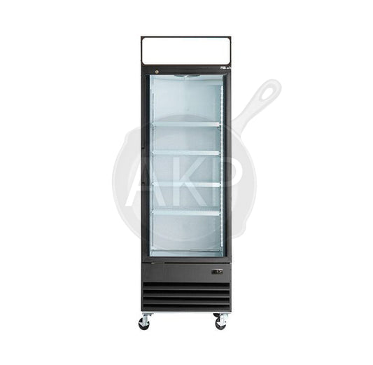 Advance Kitchen Pros - Commercial 24" 1 Glass Door Merchandiser Refrigerator