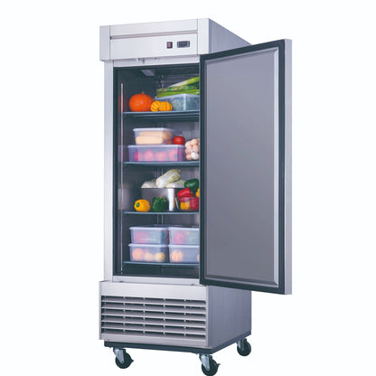 Advance Kitchen Pros - D28R, Commercial 27-1/2" Single Solid Door Reach-In Refrigerator