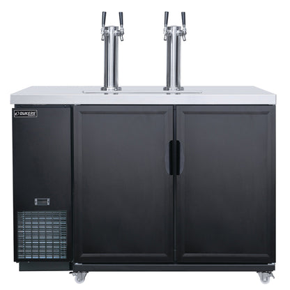 Dukers - DKB48-M2, Commercial 49" Dual Tap Kegerator Draft Beer Refrigerator