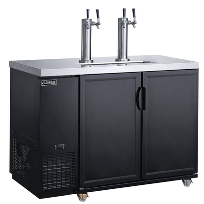 Dukers - DKB60-M2, Commercial 61" Dual Tap Kegerator Draft Beer Refrigerator