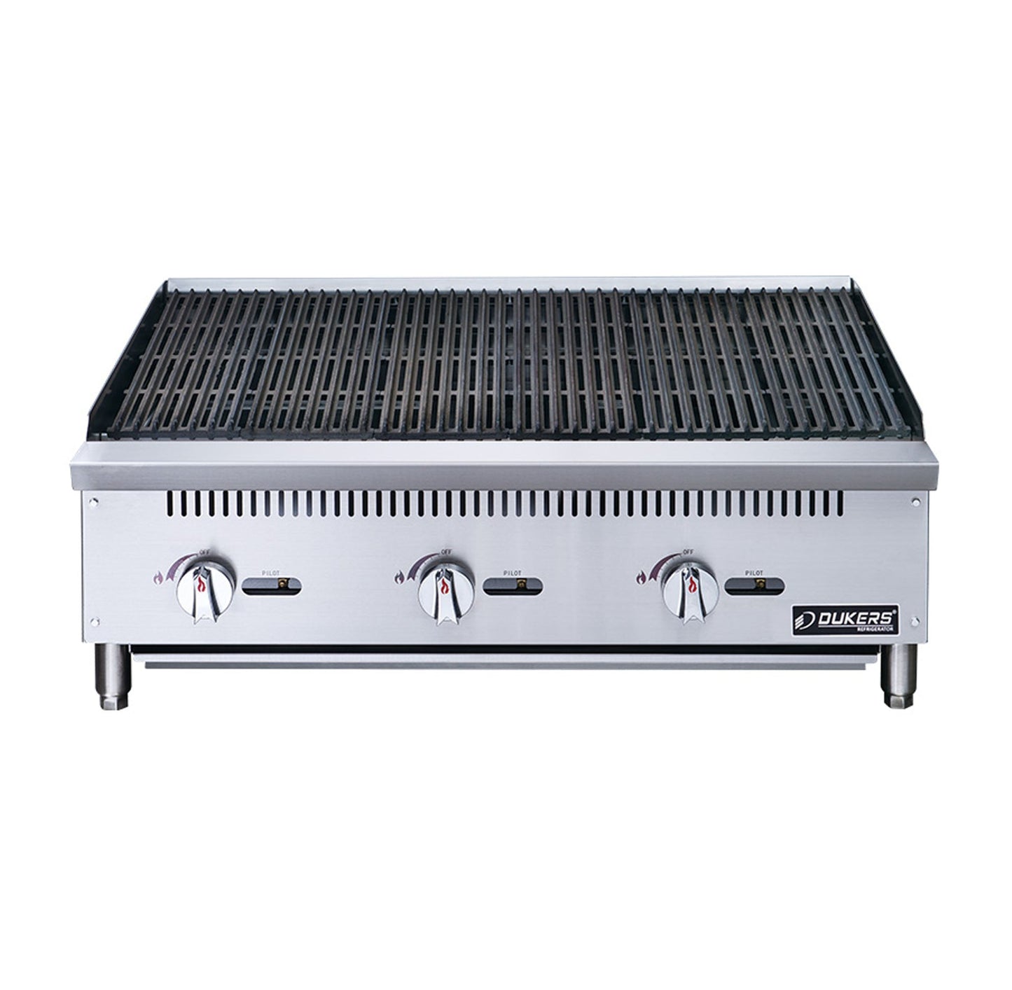 Dukers - DCCB36, Commercial 36" Countertop Charbroiler / Char Broiler Natural Gas / Propane