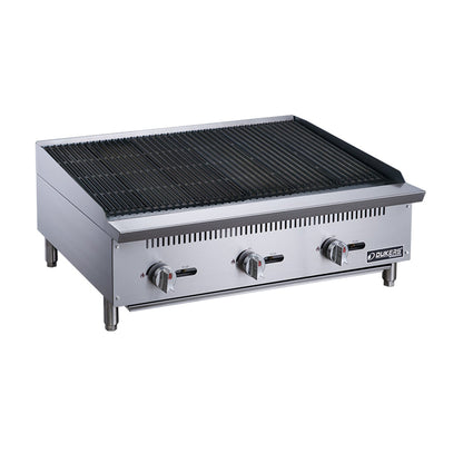 Dukers - DCCB36, Commercial 36" Countertop Charbroiler / Char Broiler Natural Gas / Propane