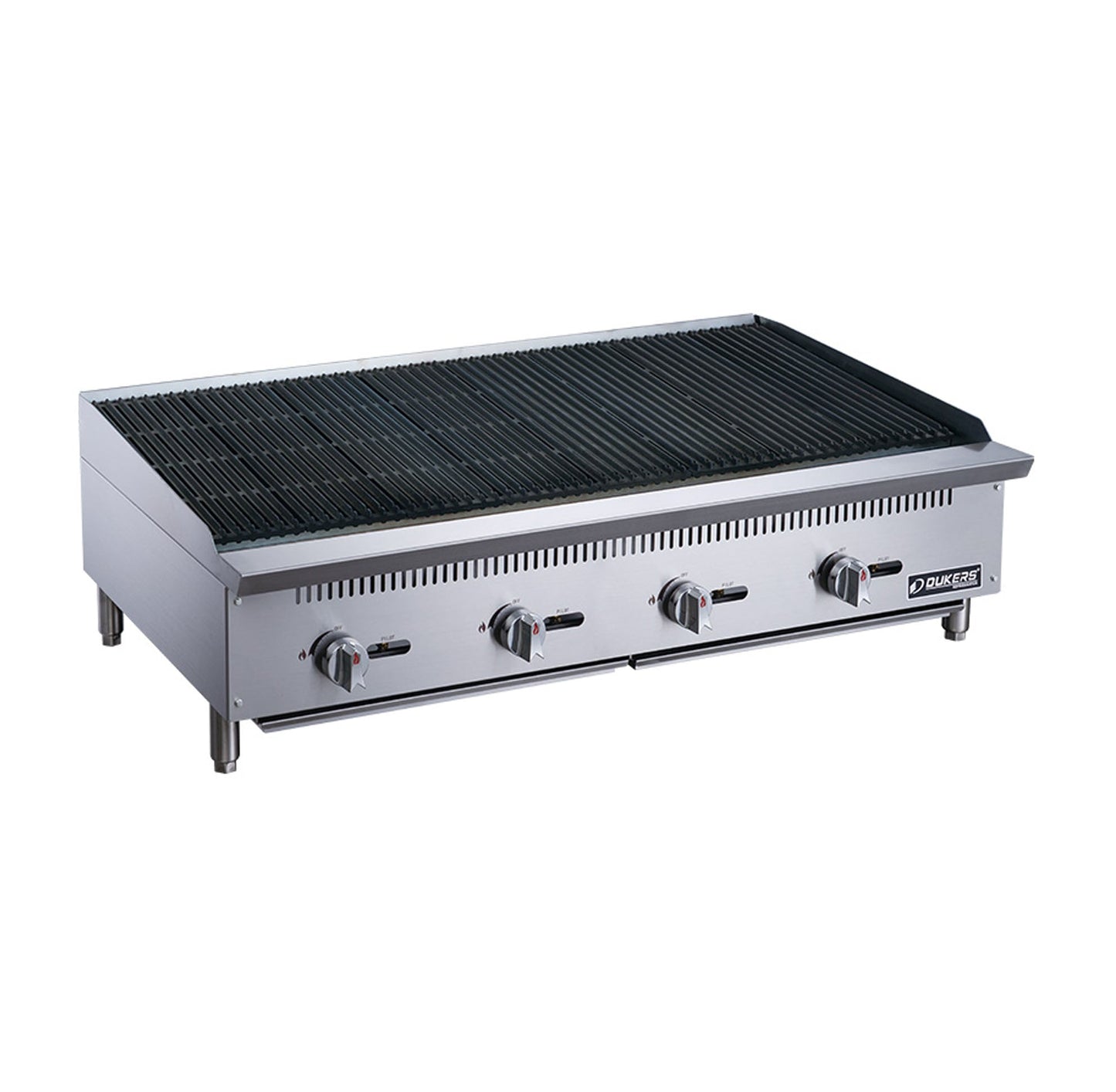 Dukers - DCCB48, Commercial 48" Countertop Charbroiler / Char Broiler Natural Gas / Propane