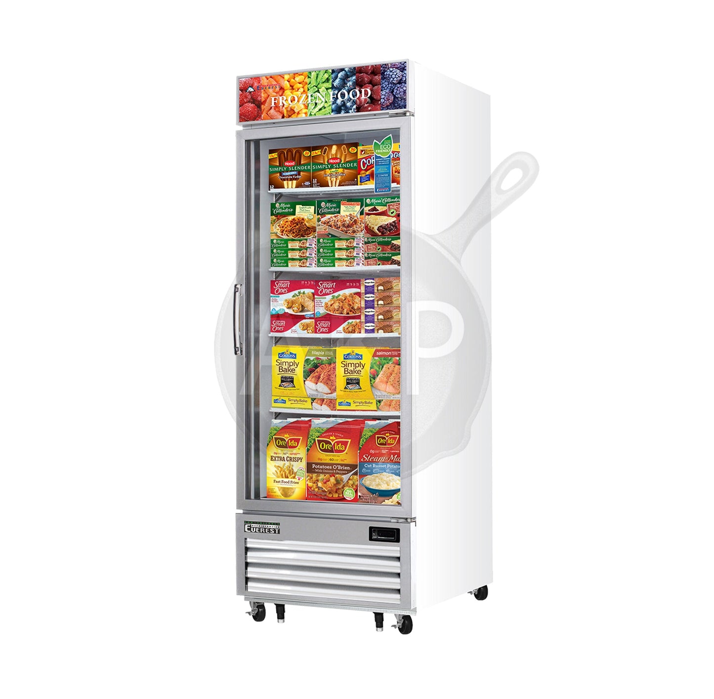 Everest - EMGF23, Commercial 29" 1 Glass Door Merchandiser Freezer 23 Cu.ft.