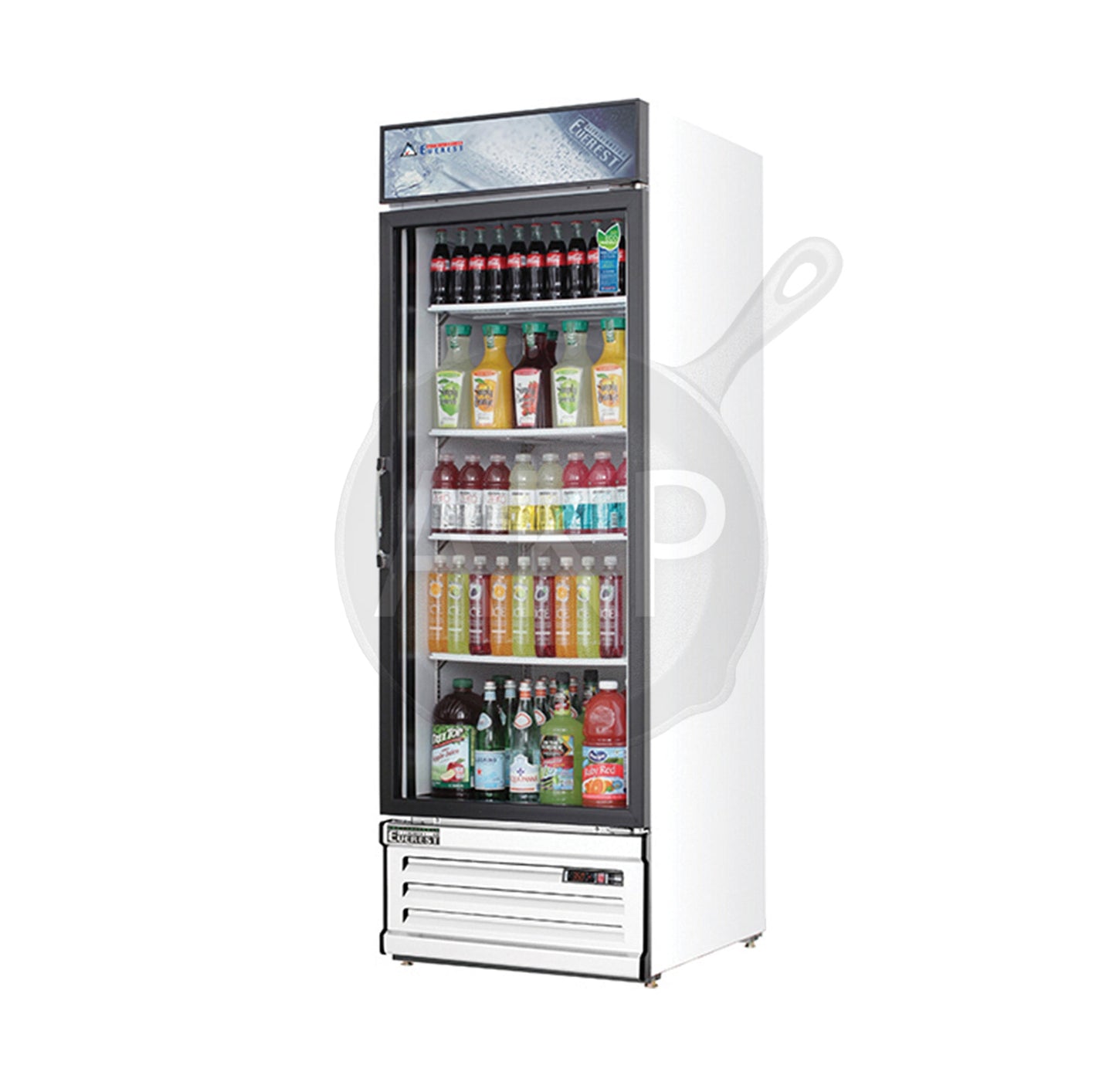 Everest - EMGR20, Commercial 24" 1 Swing Glass Door Merchandiser Refrigerator