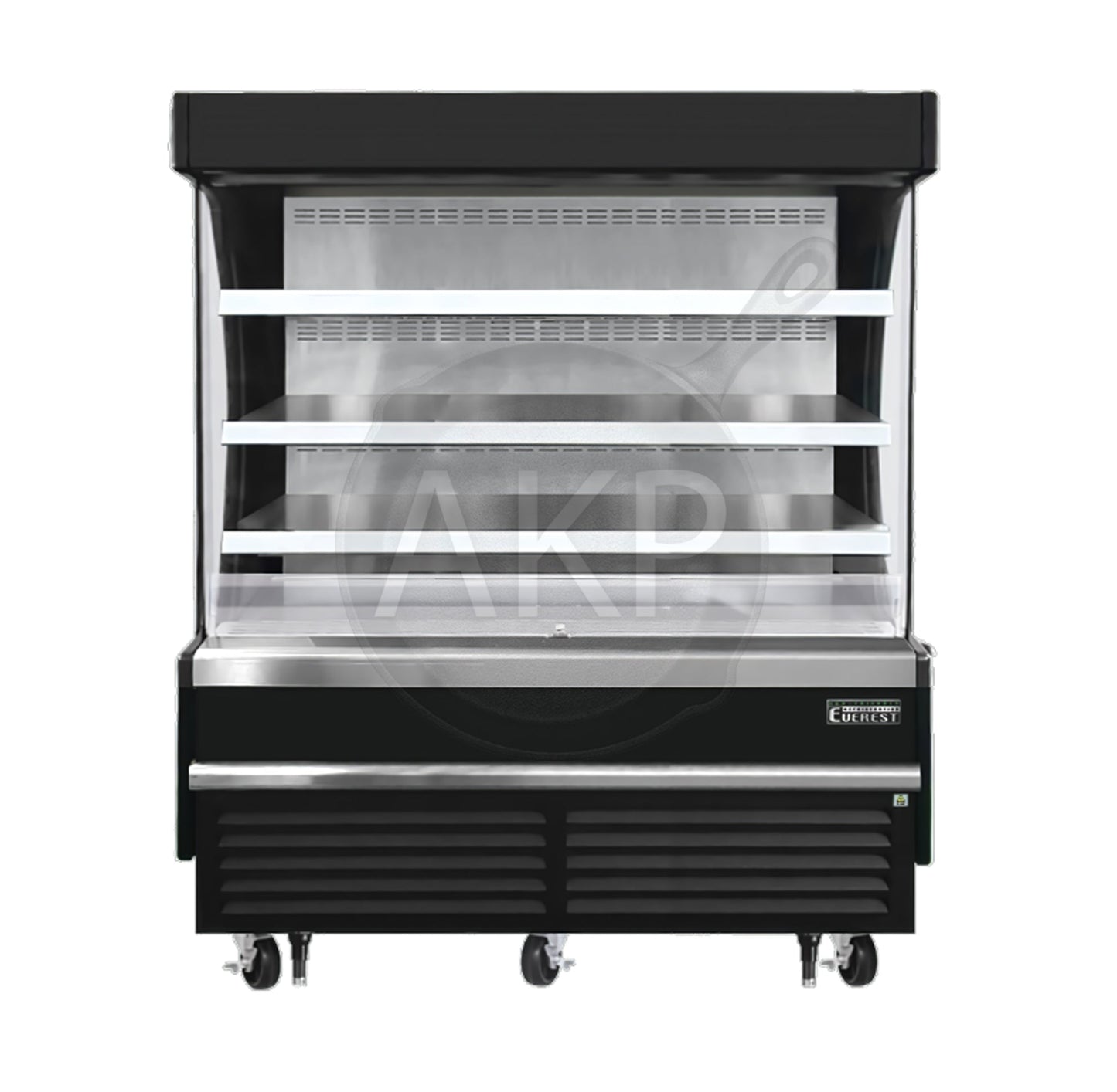 Everest - EOMV-60-B-28-S,  Commercial 60" Vertical Open Air Merchandisers 15.4 Cu.ft. EOMV Series