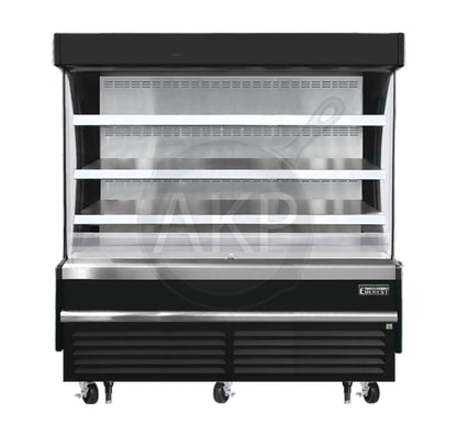 Everest - EOMV-72-B-28-S, Commercial 73" Vertical Open Air Merchandisers 19 Cu.ft. EOMV Series