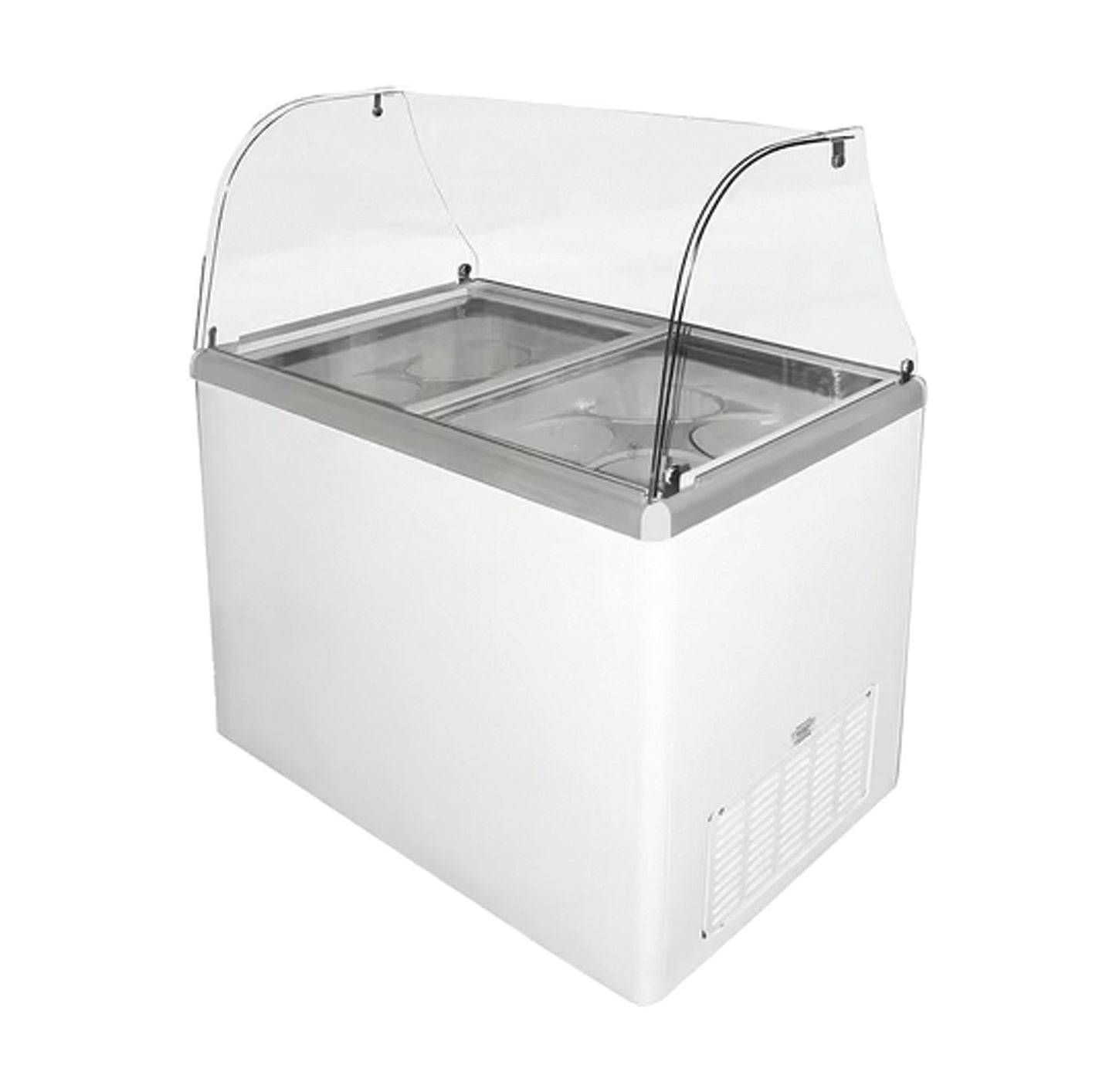 Excellence Industries EDC-8CHC, Commercial 47" Ice Cream Dipping Cabinet 8 tub