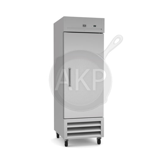 Kelvinator Commercial 738241, 1 Door Reach-In Refrigerator 23 cu.ft Stainless Steel (R290)