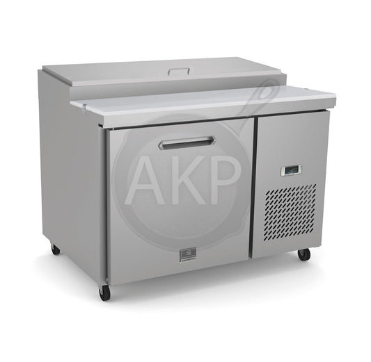 Kelvinator Commercial 738252, 47" 1 Door Pizza Prep Table with 6GN 1/3 containers Stainless Steel (R290)