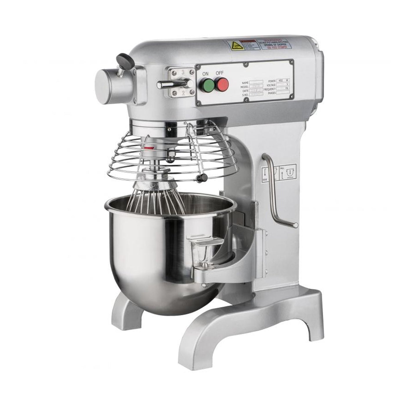 Omcan MX-CN-0010-G, Commercial 10 QT Baking Mixer with Guard NSF