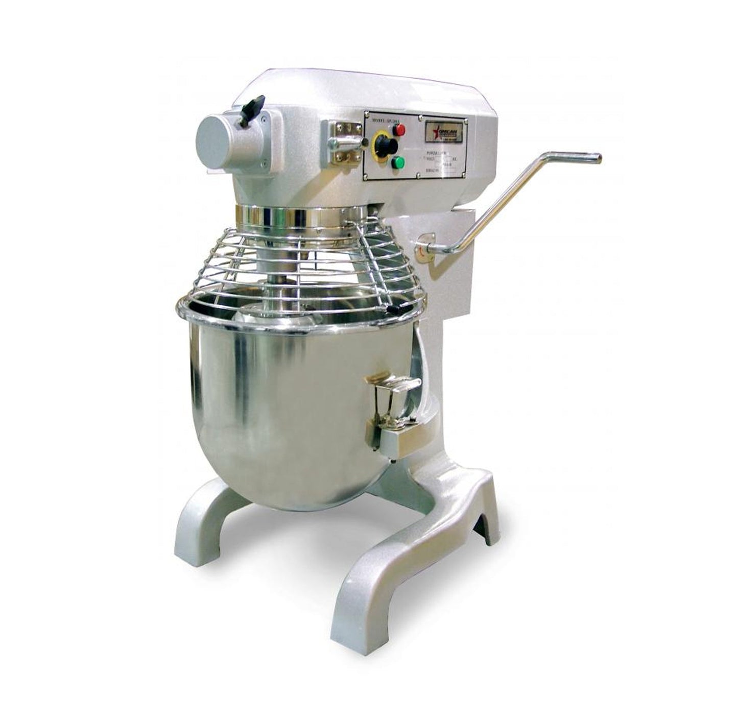 Omcan MX-CN-0020-T, Commercial 20 QT Baking Mixer with Guard and Timer