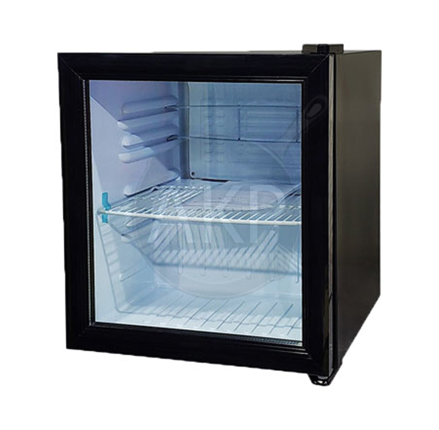 Omcan RS-CN-0021, 13" Black Countertop Display Refrigerator 21L