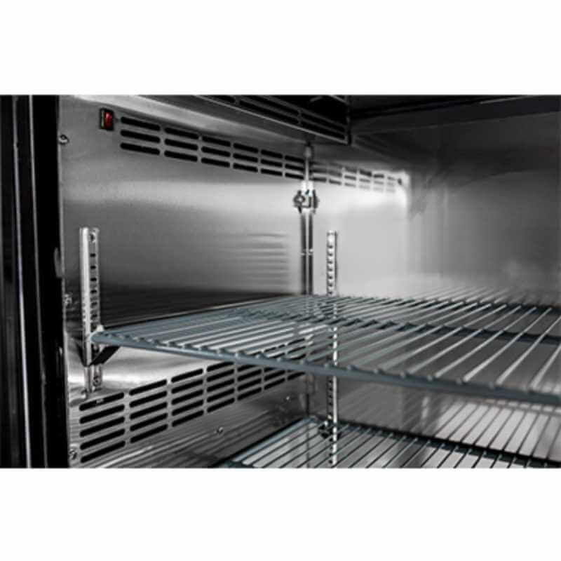 Saba - SBB-24-72G, Commercial 72" 3 Glass Door Back Bar Refrigerator